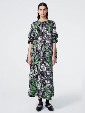Rodebjer Wava Maxi Dress Floral Print Size S